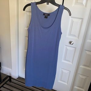 Blue body con dress